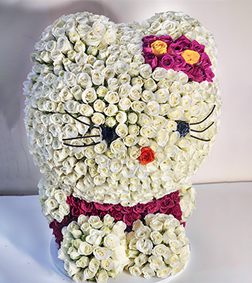 Hello Kitty Rose Arrangement, Flowers