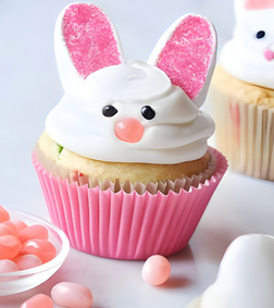 Hiding Bunny Cupcakes