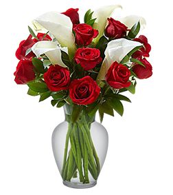 Holiday Red Rose & Calla Lily, Holiday Gifts