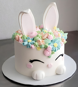 Hoppy Easter Bunny Cake