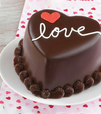 I Heart You Chocolate Cake