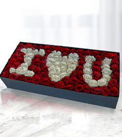 I Love You Rose Presentation Box, Luxury Collection