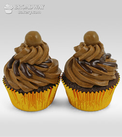 Two Mocha Cupcakes