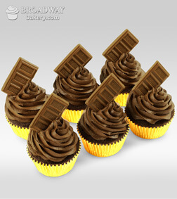 Chocolate Bomb - 6 Cupcakes, Cupcakes & Cakes