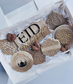 Rustic-Charm Eid Cookies