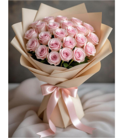Light Pink Roses Bouquet
