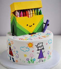 Little Artist's Special Cake