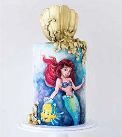 Little Mermaid Birthday cake