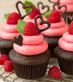 Love-Filled Cupcakes