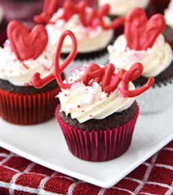 Love Spelled Cupcakes