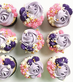 Lovely Rose Cupcakes