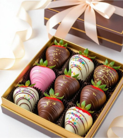 Luxe Dipped Strawberries