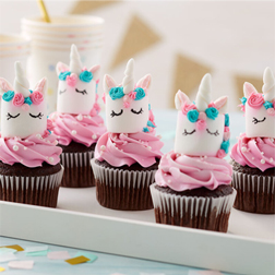 Magical Marshmallow Unicorn Cupcakes