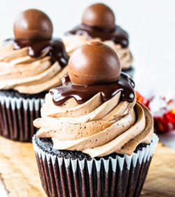Malteser Chocolate Cupcakes