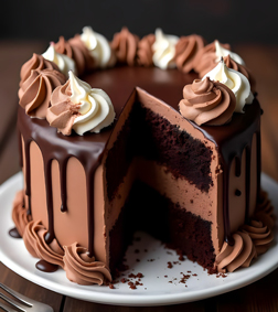 Marble Frost Cake
