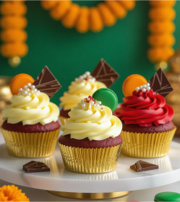 Marigold Magic Cupcakes