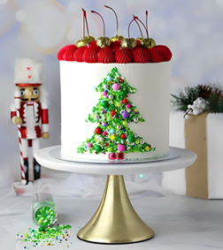 Merry On Christmas Cake