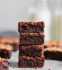 Midnight Fudge Stack