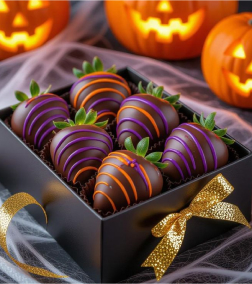 Midnight Orchard Dipped Strawberriess