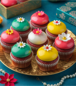 Mirror Glow Cupcakes