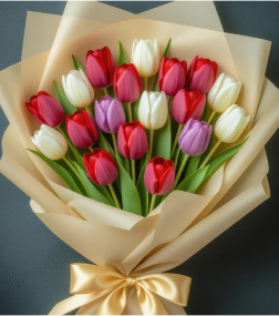 Mixed Tulips Harmony