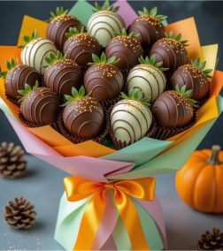 Moonlight Magic Strawberry Bouquet