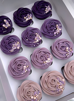 Opulent Swirls Cupcakes