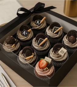 Oreos Back to School Cupcakes