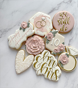 Mr. & Mrs. Anniversary Cookies