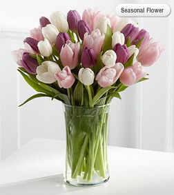 Painted Skies Tulip Bouquet, 1-Hour Gift Delivery
