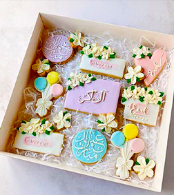 Pastel Wishes Eid 10 Cookies