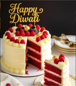 Pearl Glow Velvet Cake