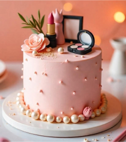Pearl Pink Perfection Cake