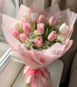 Petal Poise Tulip Bouquet