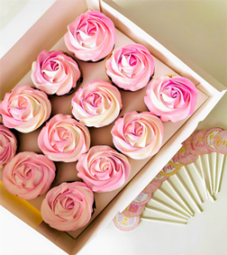 Pink Fantasy Swirl Cupcakes