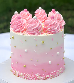 Pink Shimmer Cake