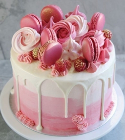 Pink Regalia Cake
