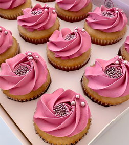 Princess Swirl Cupcakes