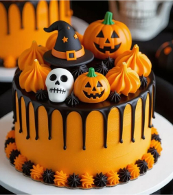 Pumpkin Hex Cake