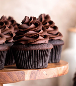 Pure Chocolate Cupcakes, Birthday