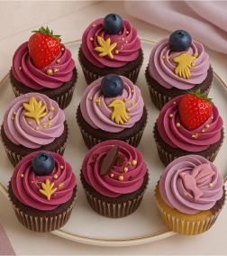 Purple Majesty Cupcakes