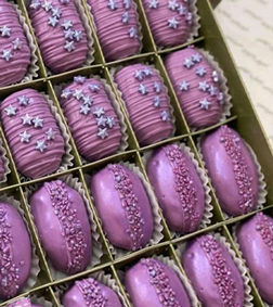 Purple Platter Date Box, Dates & Sweets