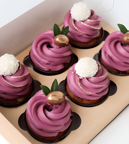 Purple Swirl Bliss Cupcakes