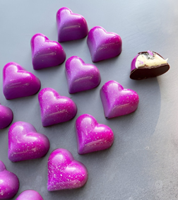 Purple Hearts Chocolates