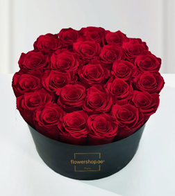 Radiant Red Elegance Hatbox