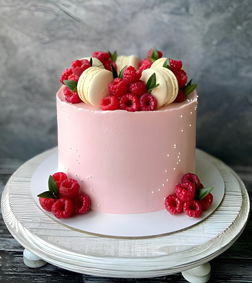 Raspberry Pink Cake