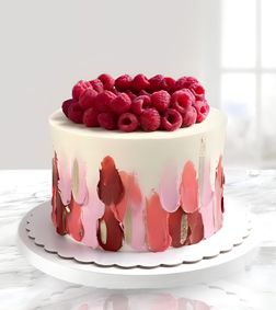 Raspberry Rhapsody Cake