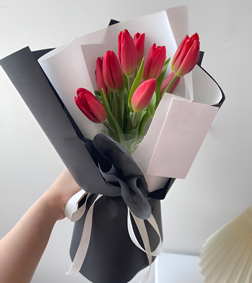 Red Tulip Charm
