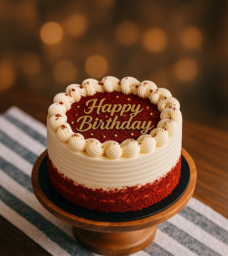 Red Velvet Crown Cake
