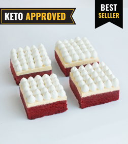 Keto Red Velvet Brownie By Broadway Bakery.